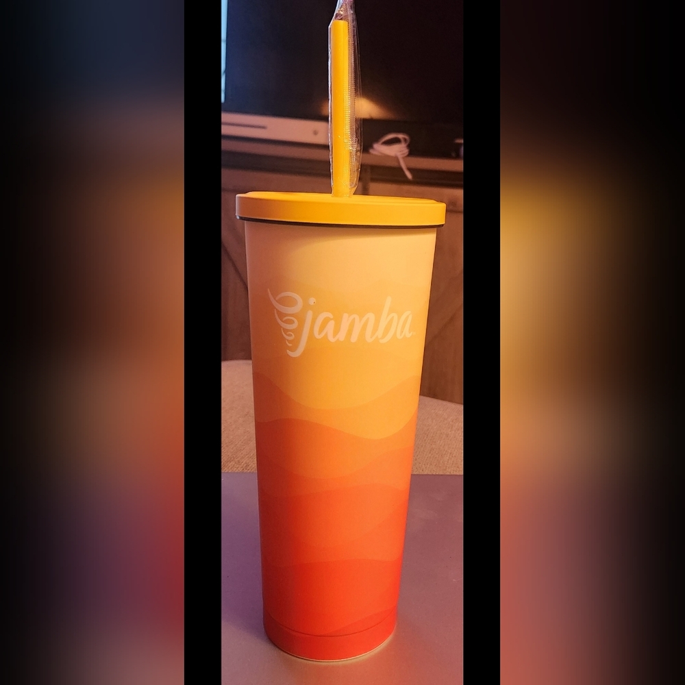 Orange and Yellow Tumbler